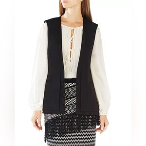 BCBGMaxAzria Eddie Double Layer Blazer Vest